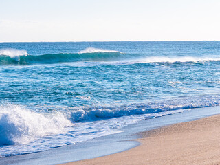 south korea in the east sea waves