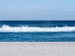 south korea in the east sea waves