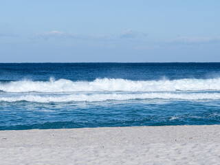 south korea in the east sea waves