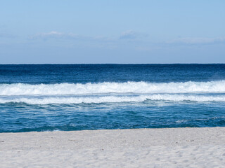 south korea in the east sea waves