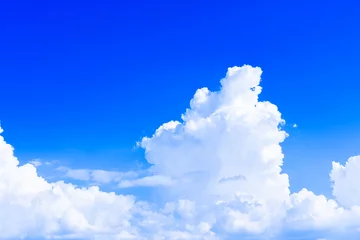 Photo sur Plexiglas Bleu foncé ciel bleu nuage d& 39 orage été