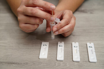 Covid-19 antigen test with negative results