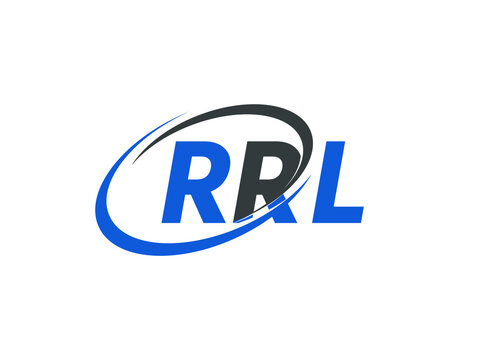 RRL letter creative modern elegant swoosh logo design