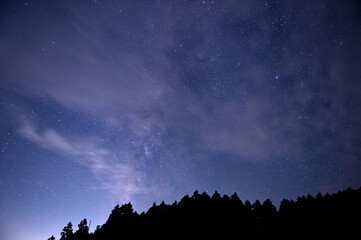 鏡山展望所の星空
