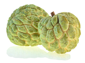 Obraz premium Sugar Apple fruit Isolated on white background