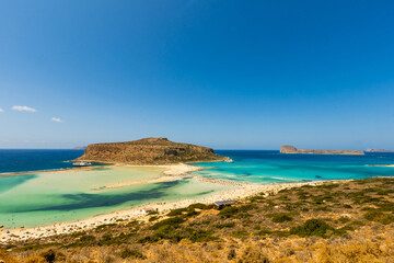 Fototapeta premium beautiful beaches of Greece - Crete Balos bay