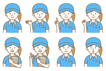 人 シャツ ポロシャツ 襟 帽子 AI 素材 イラスト ベクター