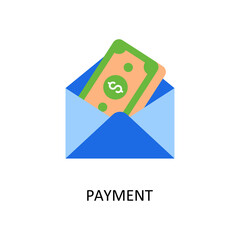 Payment Vector Flat Icon Design illustration. Banking and Payment Symbol on White background EPS 10 File