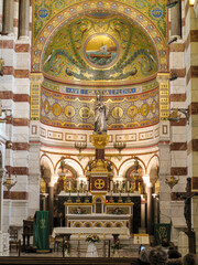 Obraz premium Altar der Basilika Notre-Dame-de-la-Garde