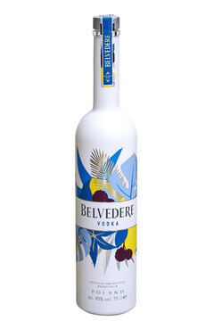 Bottle Of Belvedere Vodka.