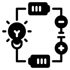 Electricity Icon Illustration