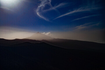 Teide hidden behind the haze