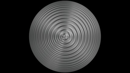 Gray Circle Ripple Wave Effect