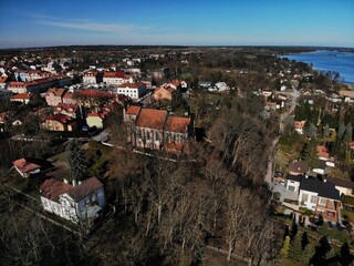 Serock podczas przedwiośnia/Serock town during early spring, Mazovia, Poland