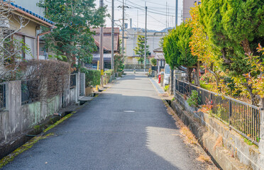 住宅街の道路