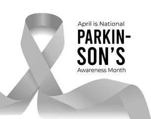 National Parkinson's Awareness Month. Vector illustration on white