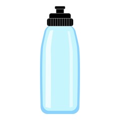 Basketball water bottle icon cartoon vector. Basket equipment