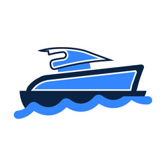 Speed boat or Sea icon