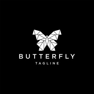 Butterfly logo vector icon design template
