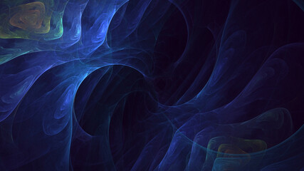 Fototapeta premium 3D rendering abstract fractal light background