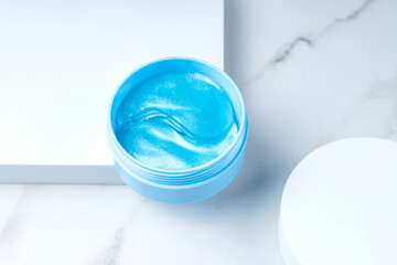 Hydrogel eye patch with marine collagen for nourishing and softening the skin around the eyes. Skin...