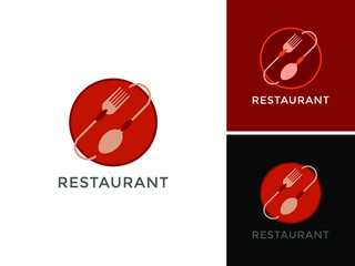 ILLUSTRATION SPOON AND SPORK, RESTAURANT LOGO DESIGN VECTOR FOR YOUR BUSINESS