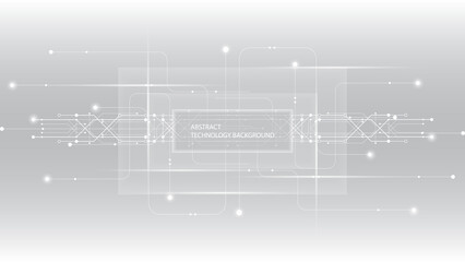 Abstract technology background, Illustration,Hi-tech communication concept innovation background, science and technology digital background