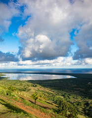 Fototapeta na wymiar mountain landscape in dominican republic
