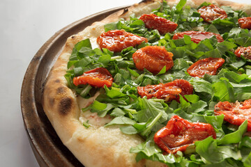 fast food alimento gastronomia pizza pizzaria tomate rúcula