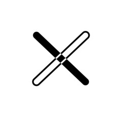 letter x vector logo template illustration