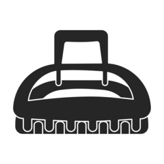 Owl vector icon.Black vector icon isolated on white background owl.