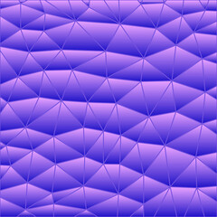 abstract vector stained-glass triangle mosaic background - purple and violet