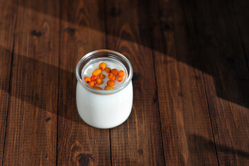 Homemade yogurt with sourdough