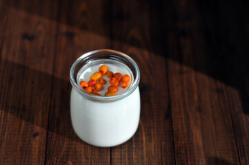 Homemade yogurt with sourdough