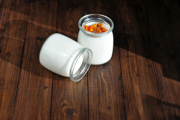 Homemade yogurt with sourdough