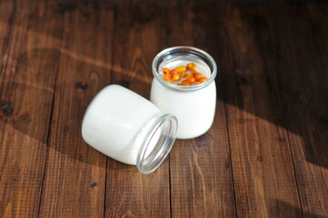 Homemade yogurt with sourdough