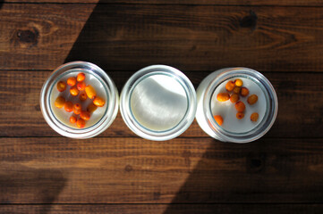 Homemade yogurt with sourdough