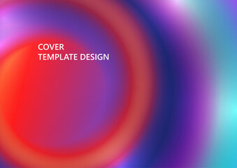 Bright blurred background. Smooth round blending pattern. Vector illustration for your graphic design, banner, wallpaper