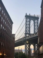 Obraz premium New York Manhattan Bridge DUMBO