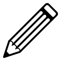 Pen Flat Icon Isolated On White Background