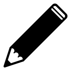 Pen Flat Icon Isolated On White Background