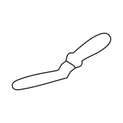 Vector illustration of kitchen and spatula icon. Collection of kitchen and spoon stock symbol for web.