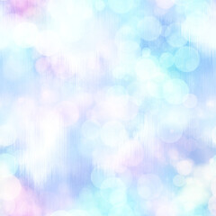 Fototapeta premium Seamless pale pastel tie dye bokeh texture. Soft tone on tone summer repeat background with washed out sun bleached ink dyed effect. 