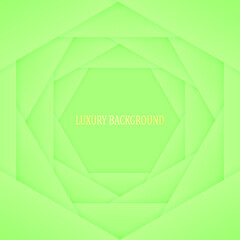 Green geometric background. Vector illustration. 