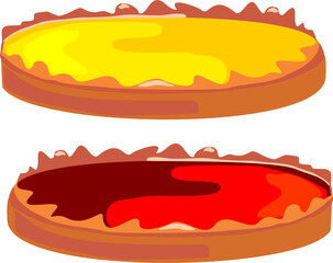 hot dog and shawarma food