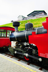 The Schafberg Railway train is a gauge cog railway in Upper Austria and Salzburg. Schafberg train leading from St Wolfgang im Salzkammergut to the Schafberg.