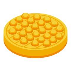 Popit icon isometric vector. Stress game. Sensory toy
