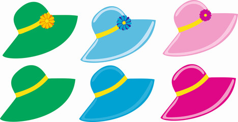 collection of beachwear