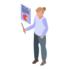 Free course icon isometric vector. Learn education. Laptop learning