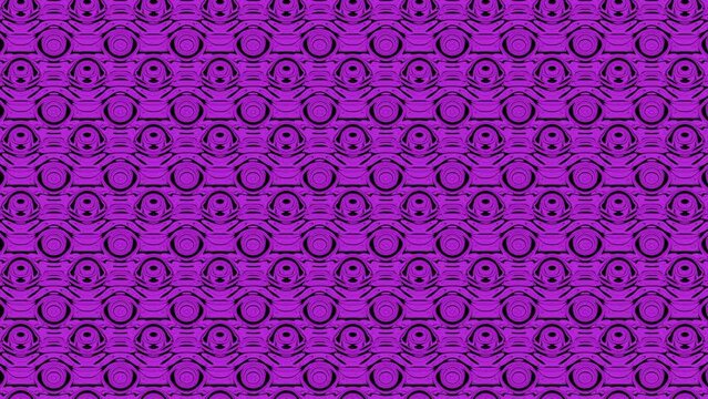 Blue and purple background. Design.A bright light background on which black patterns as in a kaleidoscope change their position in abstraction.